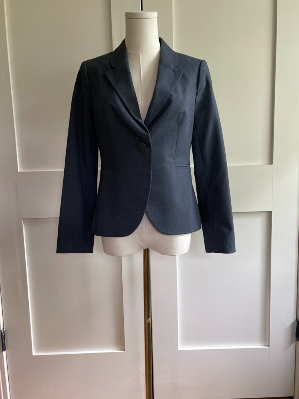 The Limited Drew Fit Charcoal Gray Pant Suit Set Size 0